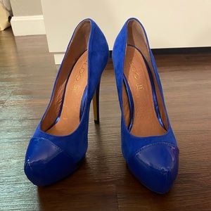 Blue Aldo Stiletto heel- High heel shoe